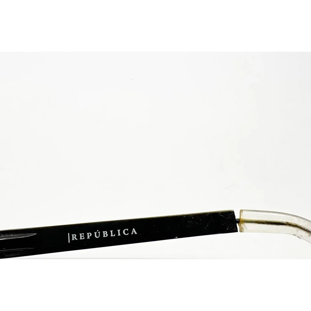 Republica Eyeglasses Mens Black Bedford Rectangle Frames 58-17-150